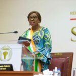 Kandia Kamissoko Camara lors de l’ouverture de la deuxième session ordinaire 2026 du Sénat à Yamoussoukro.