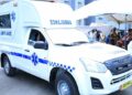 Journée de la santé communautaire à Locodjro, dans la commune d’Attécoubé, avec la remise de deux ambulances médicalisées.
