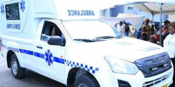 Journée de la santé communautaire à Locodjro, dans la commune d’Attécoubé, avec la remise de deux ambulances médicalisées.